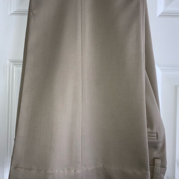 Burberry prorsum it 42 us 8 flare pants tan virgin wool stretch - Picture 12 of 16